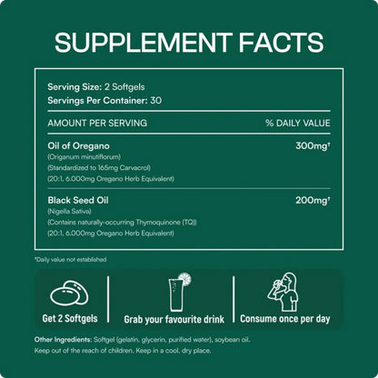 Origena® Oil Of Oregano Softgels